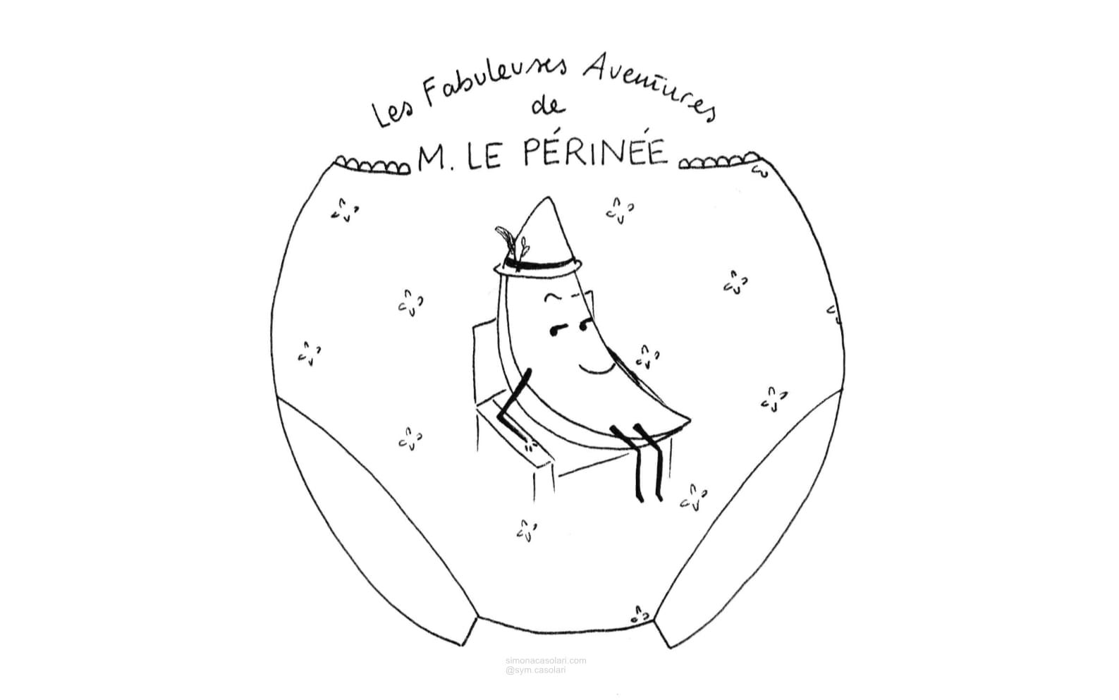 Cover image for Monsieur Le Périnée comic strip series